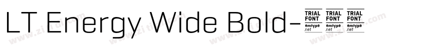 LT Energy Wide Bold字体转换